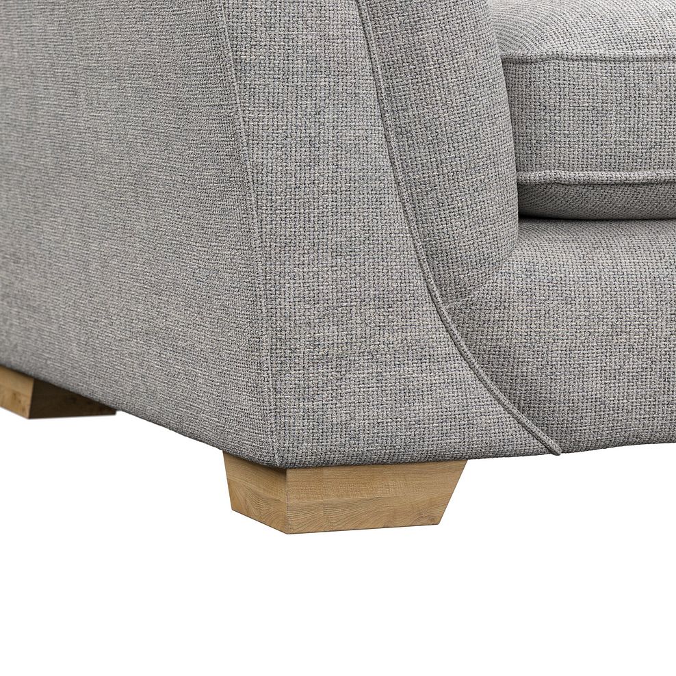 Milldale 2 Seater Sofa in Milo Silver Fabric with Grey Scatters 7