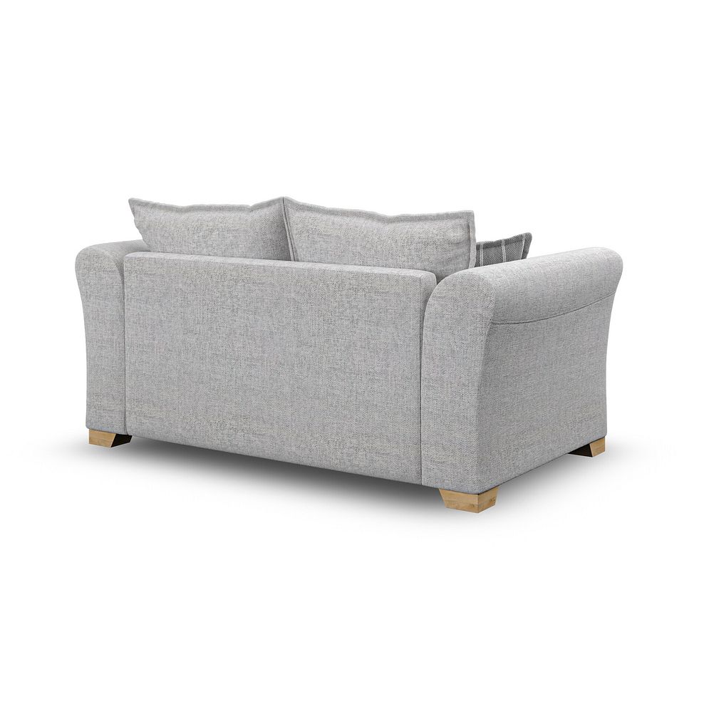 Milldale 2 Seater Sofa in Milo Silver Fabric with Grey Scatters 5