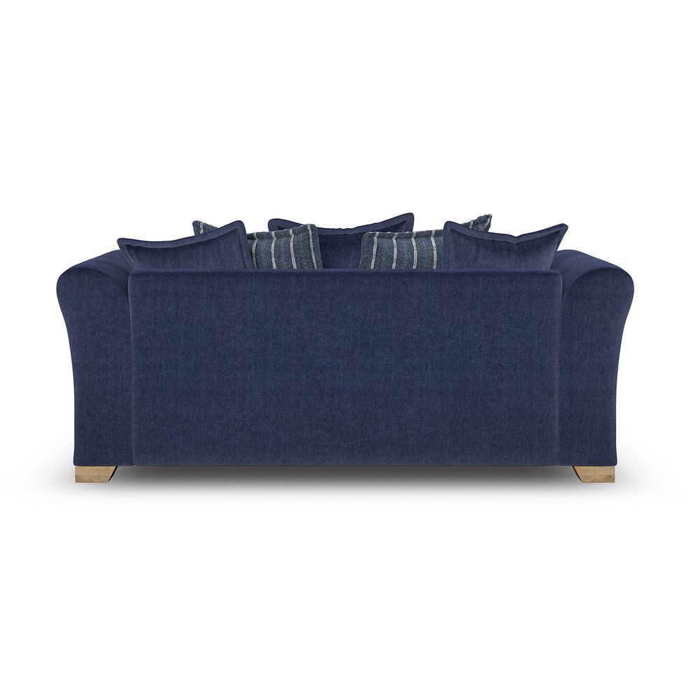 Milldale 3 Seater Pillow Back Sofa in Garda Atomic Fabric with Navy Scatters 6