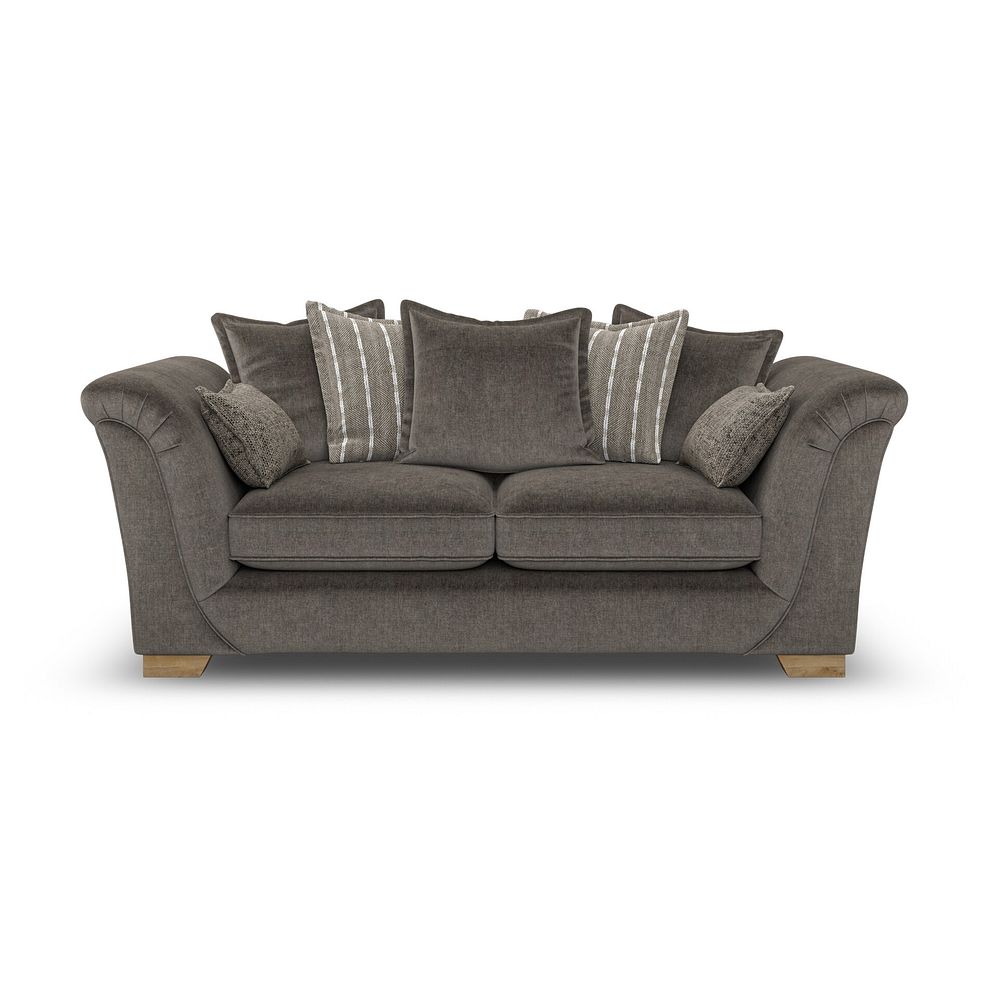 Milldale 3 Seater Pillow Back Sofa in Garda Moody Fabric with Earth Scatters 2