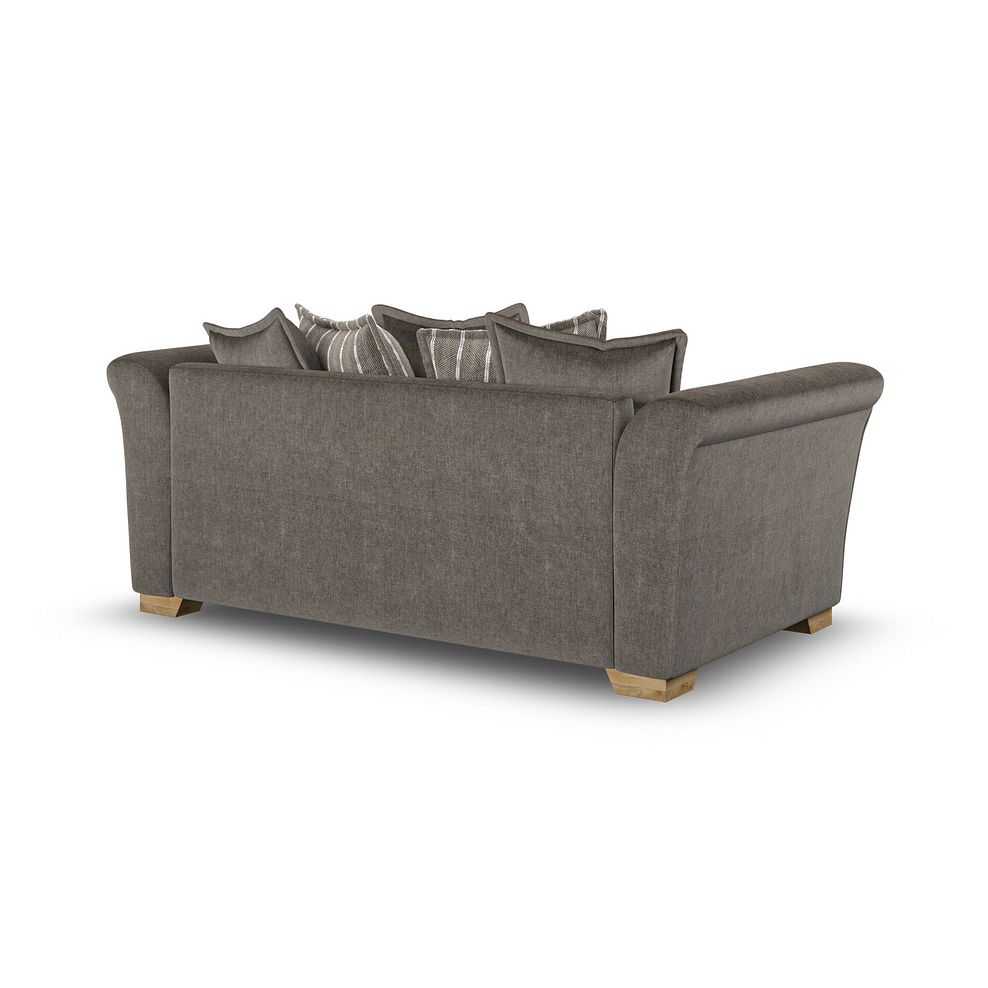 Milldale 3 Seater Pillow Back Sofa in Garda Moody Fabric with Earth Scatters 3