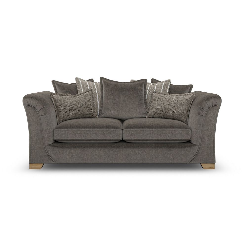 Milldale 3 Seater Pillow Back Sofa in Garda Moody Fabric with Earth Scatters 4