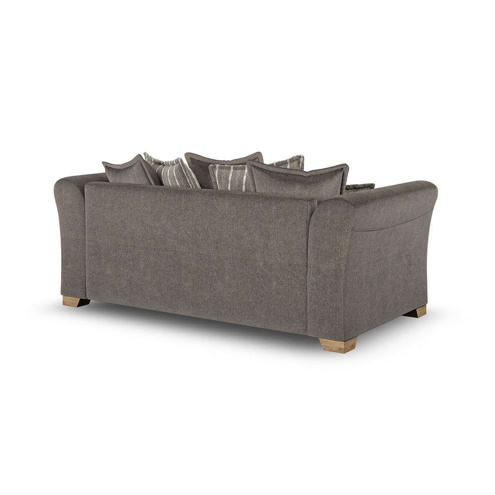 Milldale 3 Seater Pillow Back Sofa in Garda Moody Fabric with Earth Scatters 5