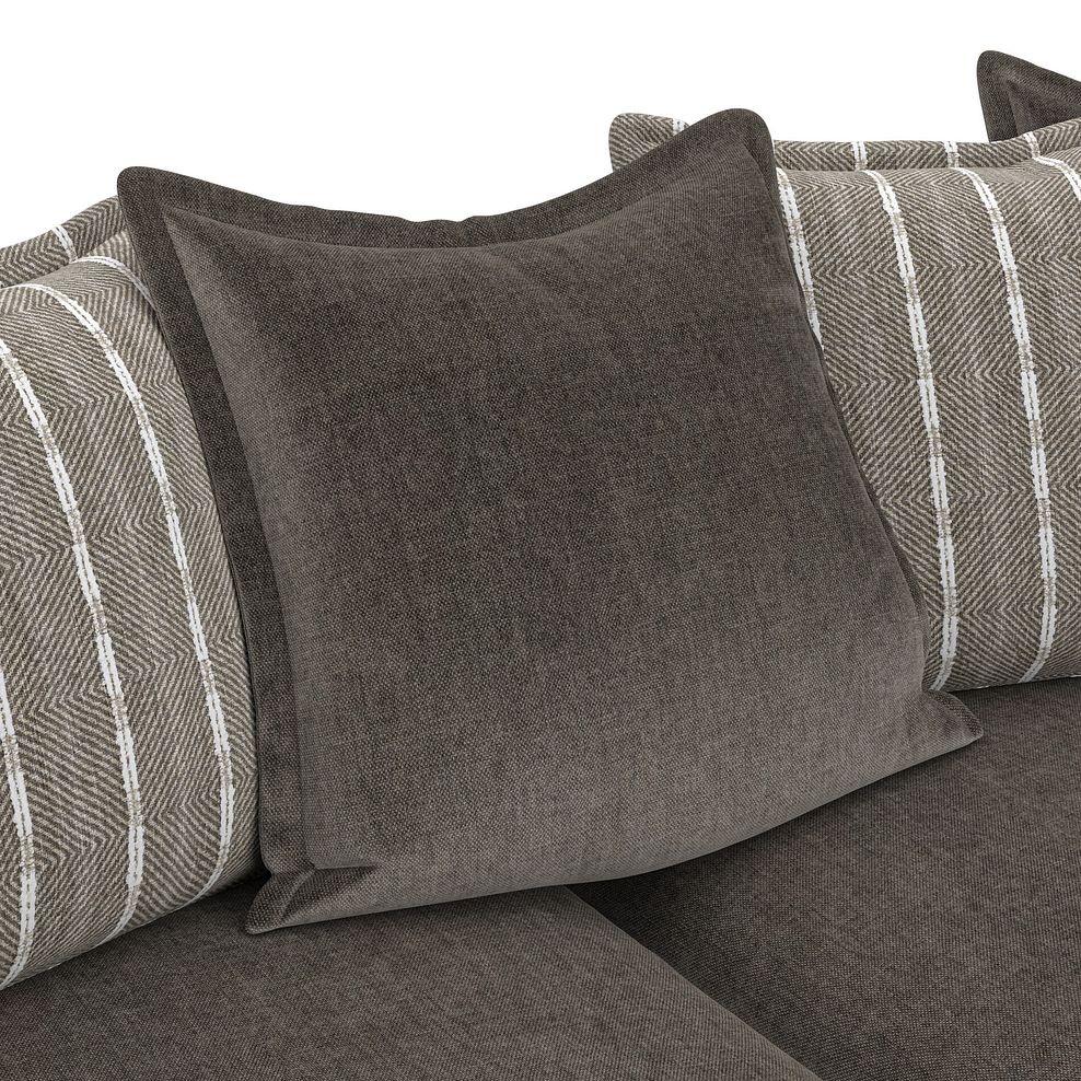 Milldale 3 Seater Pillow Back Sofa in Garda Moody Fabric with Earth Scatters 11
