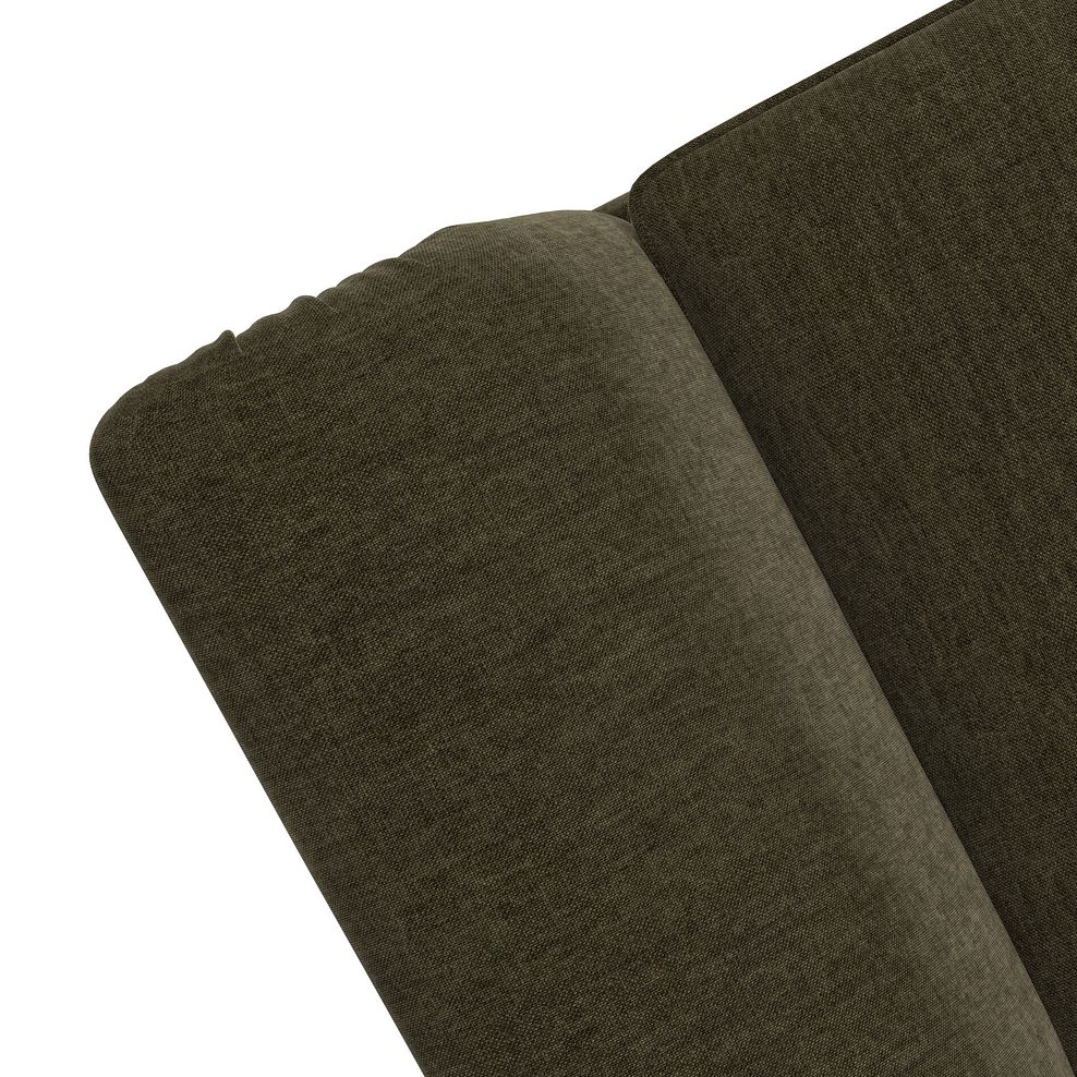 Milldale 3 Seater Pillow Back Sofa in Garda Seaweed Fabric with Earth Scatters 6