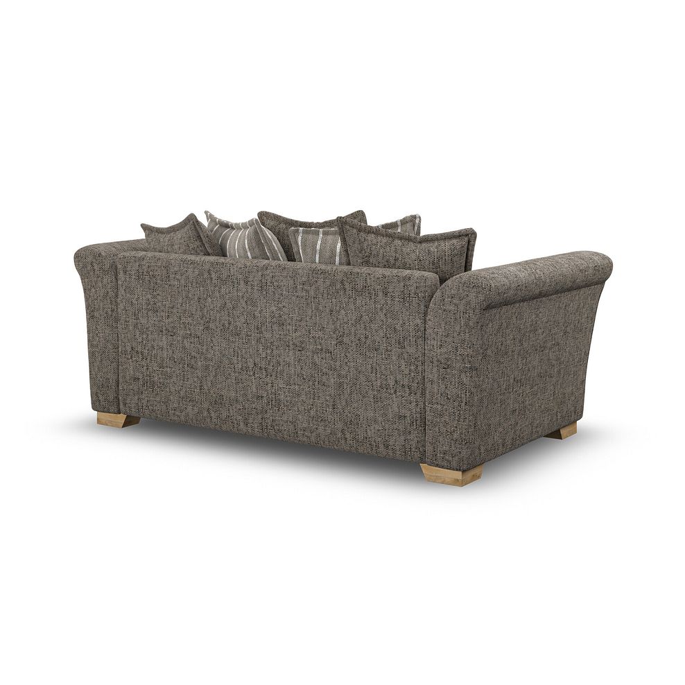 Milldale 3 Seater Pillow Back Sofa in  Milo Mocha Fabric with Earth Scatters 3