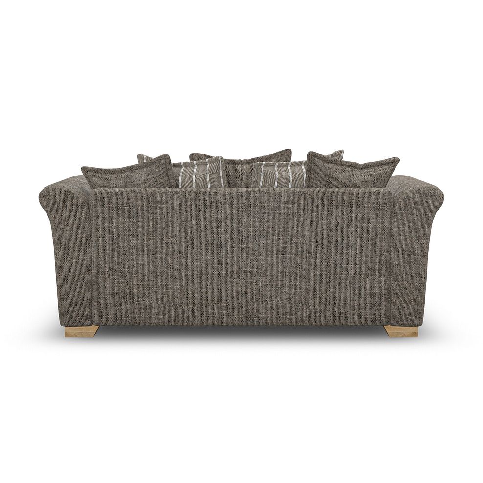 Milldale 3 Seater Pillow Back Sofa in  Milo Mocha Fabric with Earth Scatters 4