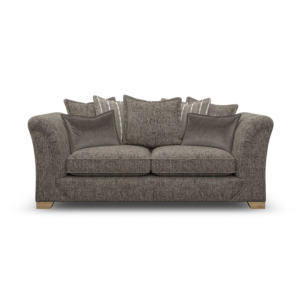 Milldale 3 Seater Pillow Back Sofa in  Milo Mocha Fabric with Earth Scatters 4