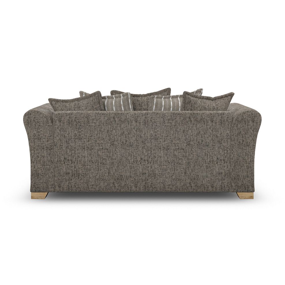 Milldale 3 Seater Pillow Back Sofa in  Milo Mocha Fabric with Earth Scatters 6