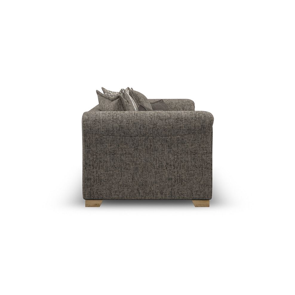 Milldale 3 Seater Pillow Back Sofa in  Milo Mocha Fabric with Earth Scatters 7
