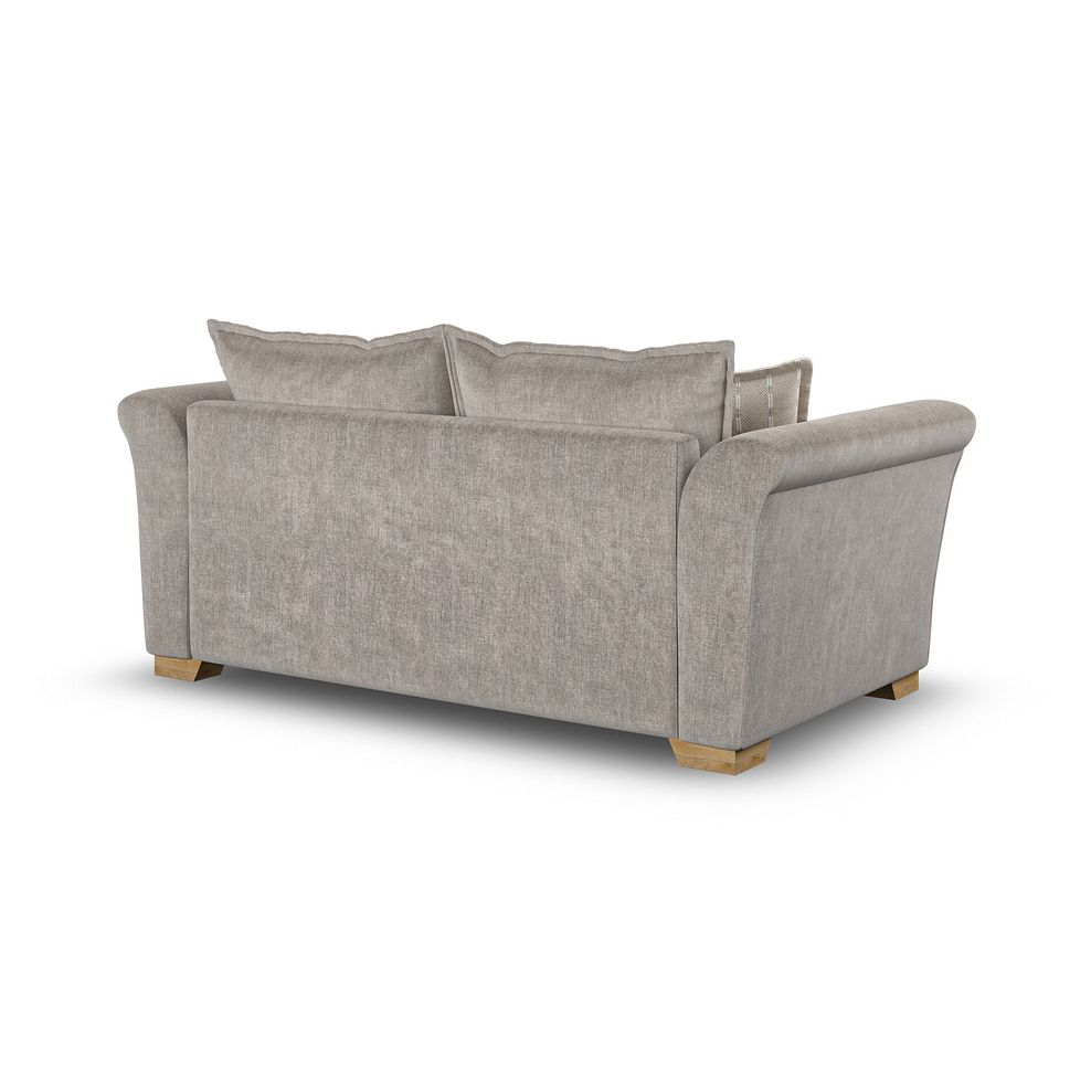 Milldale 3 Seater Sofa in Garda Acier Fabric with Linen Scatters 3