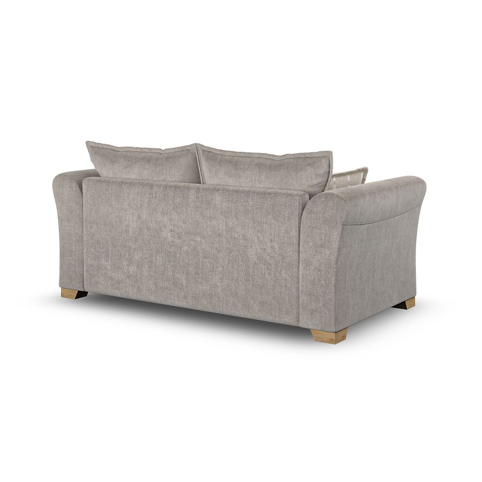Milldale 3 Seater Sofa in Garda Acier Fabric with Linen Scatters 5