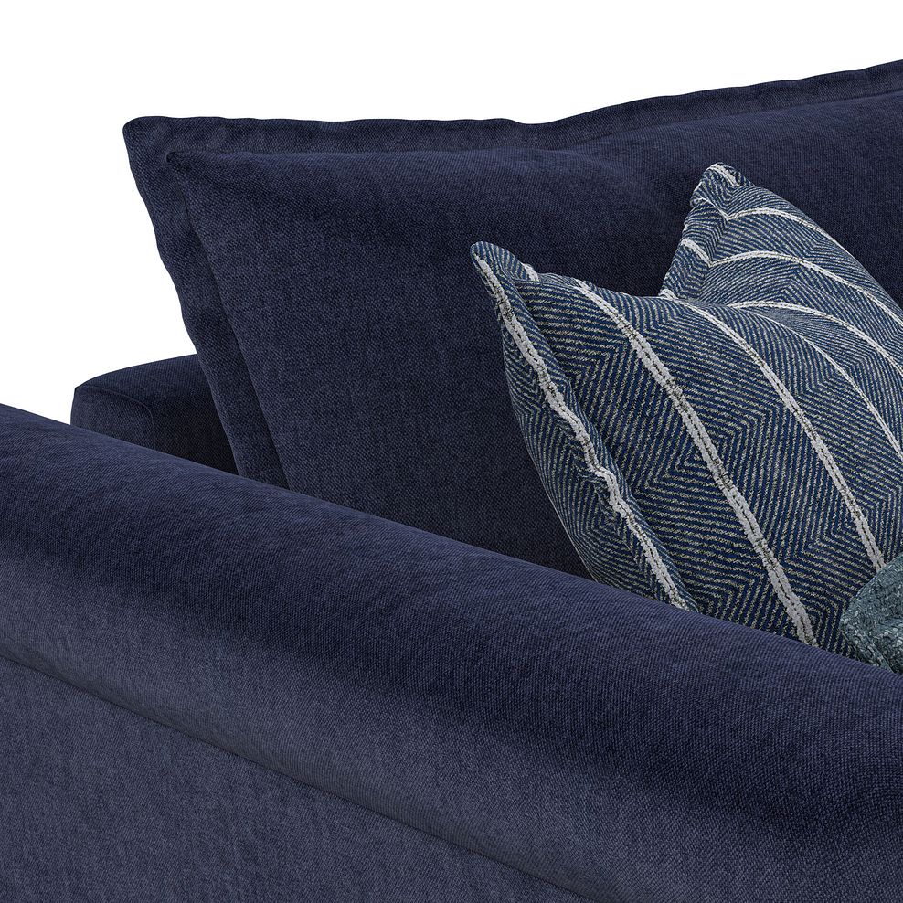 Milldale 3 Seater Sofa in Garda Atomic Fabric with Navy Scatters 10