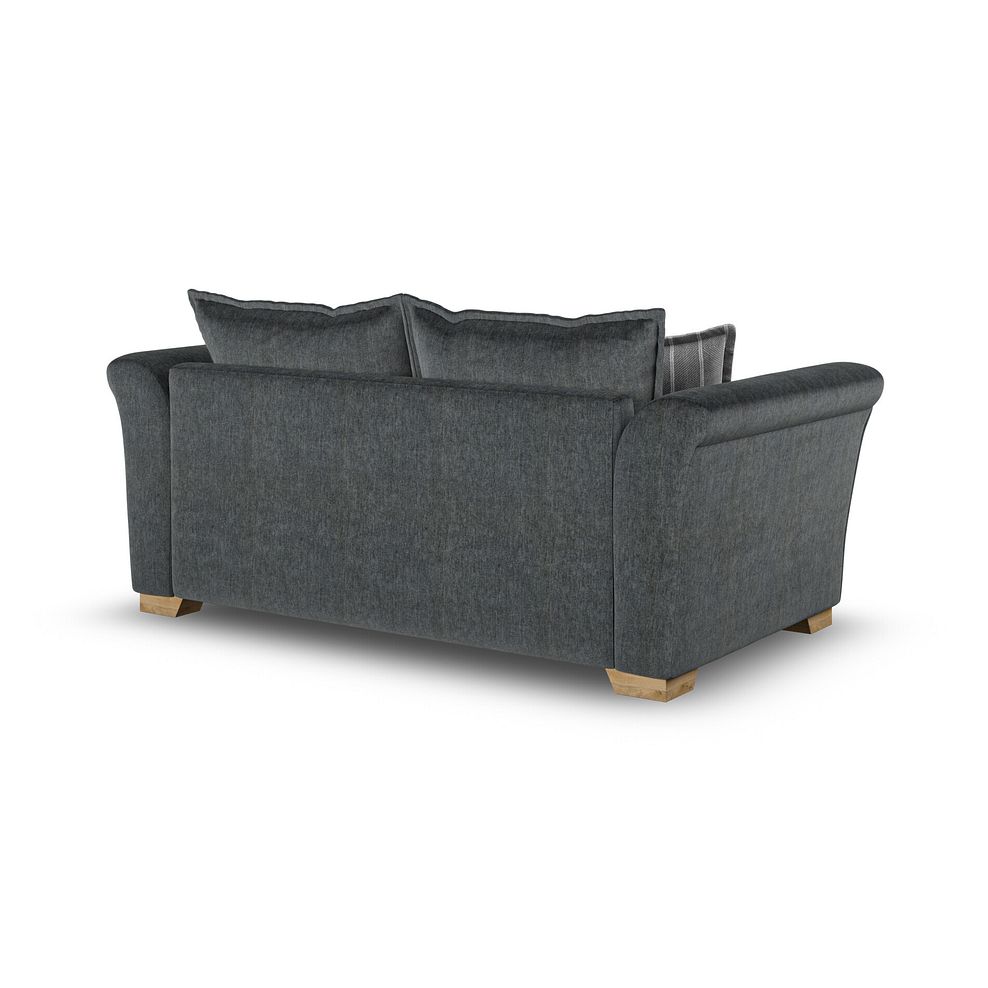 Milldale 3 Seater Sofa in Garda Carbon Fabric with Grey Scatters 3