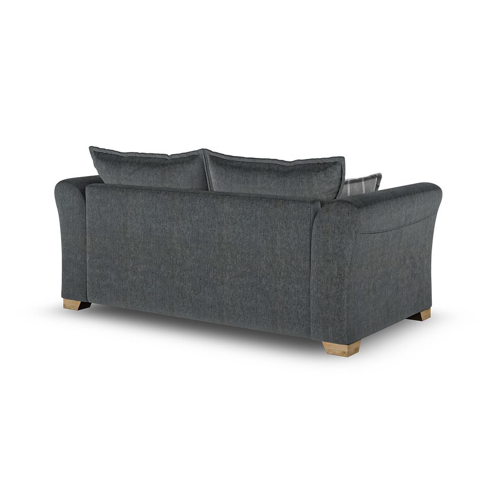 Milldale 3 Seater Sofa in Garda Carbon Fabric with Grey Scatters 5