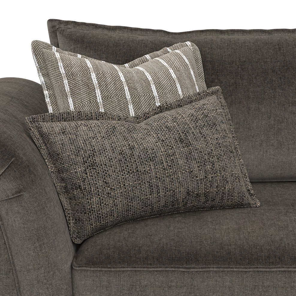 Milldale 3 Seater Sofa in Garda Moody Fabric with Earth Scatters 9