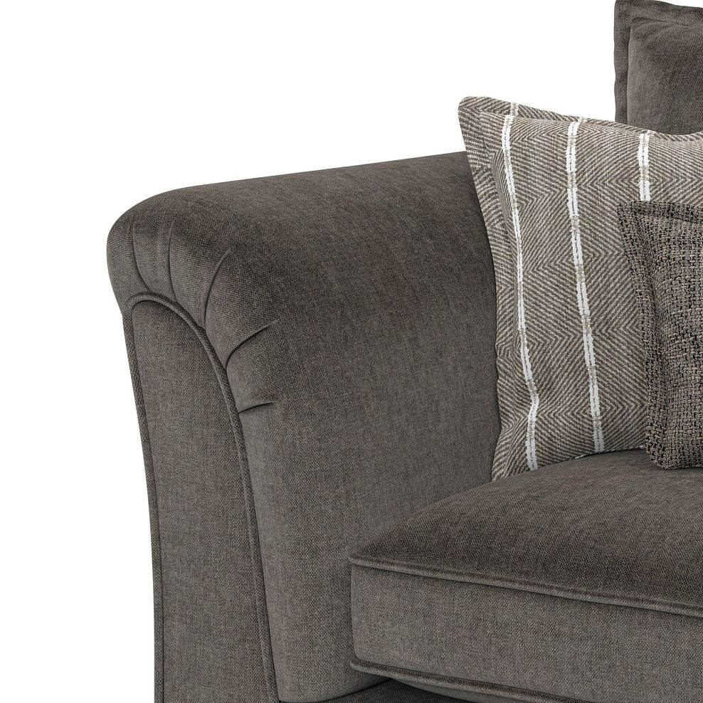 Milldale 3 Seater Sofa in Garda Moody Fabric with Earth Scatters 9