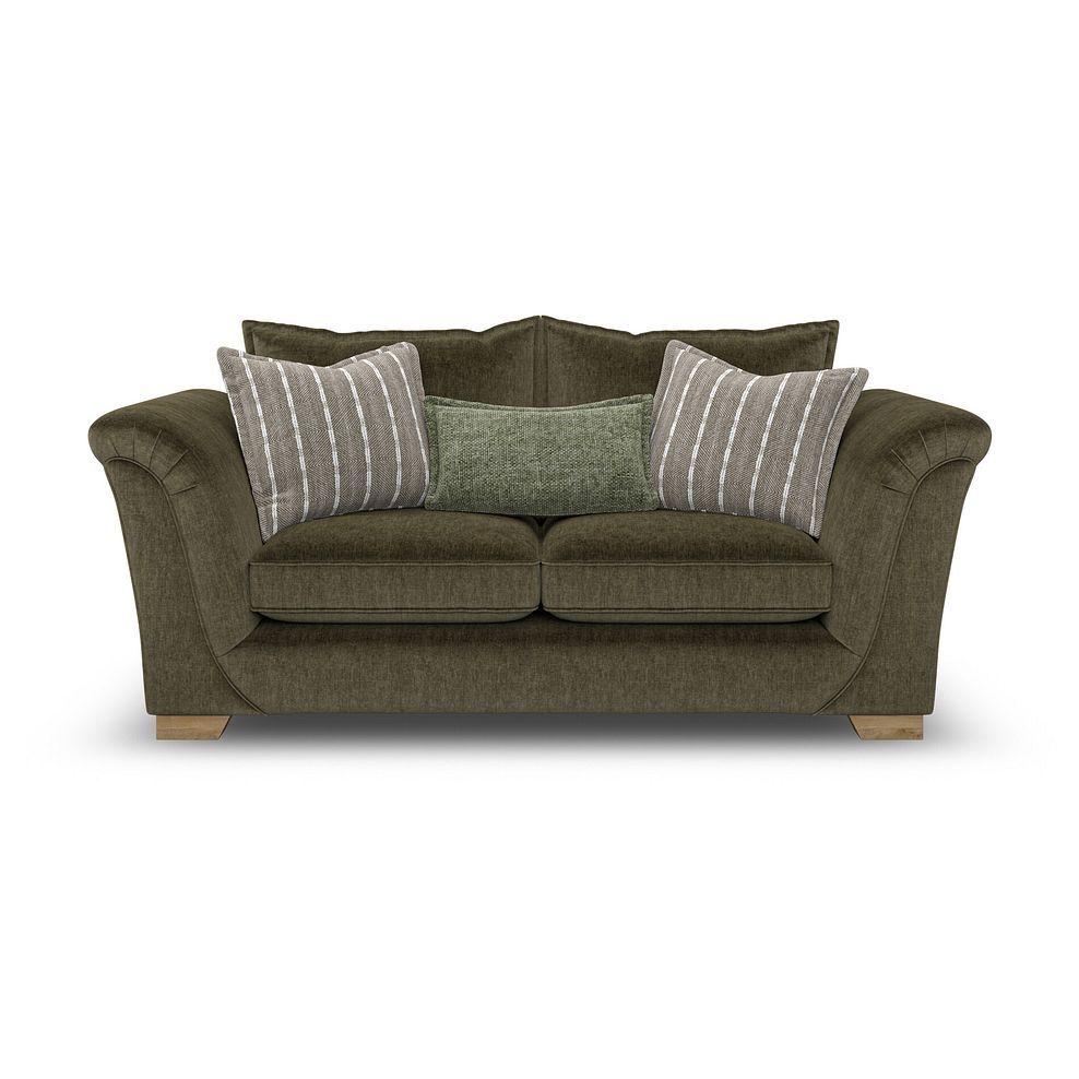 Milldale 3 Seater Sofa in Garda Seaweed Fabric with Earth Scatters 2