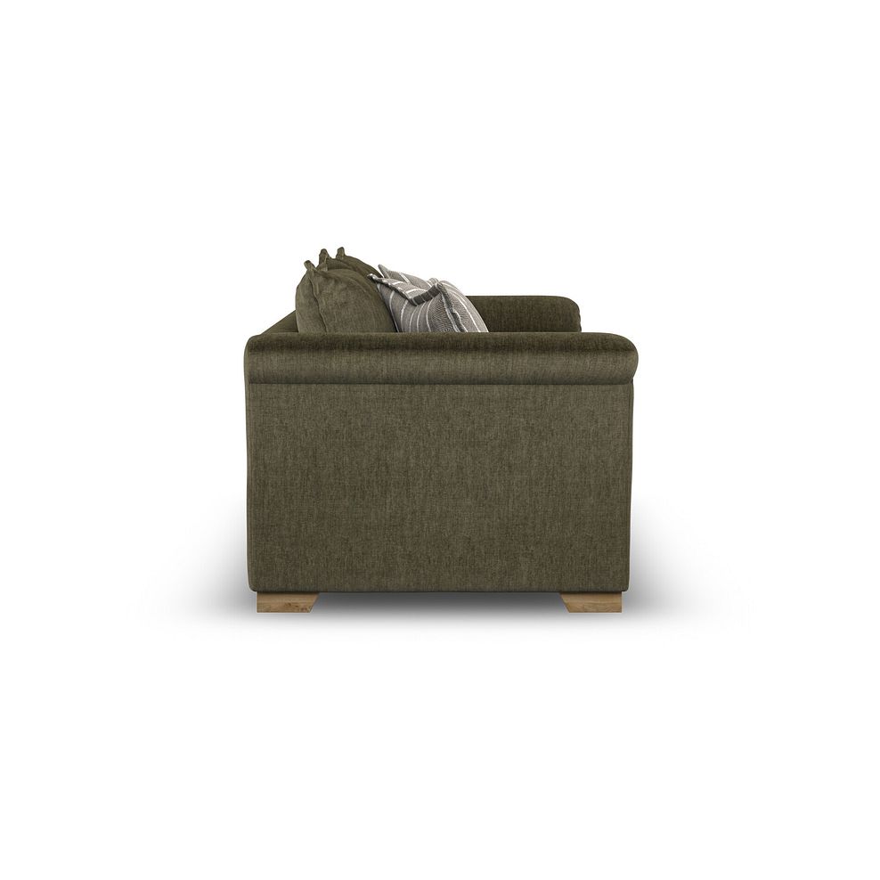 Milldale 3 Seater Sofa in Garda Seaweed Fabric with Earth Scatters 5