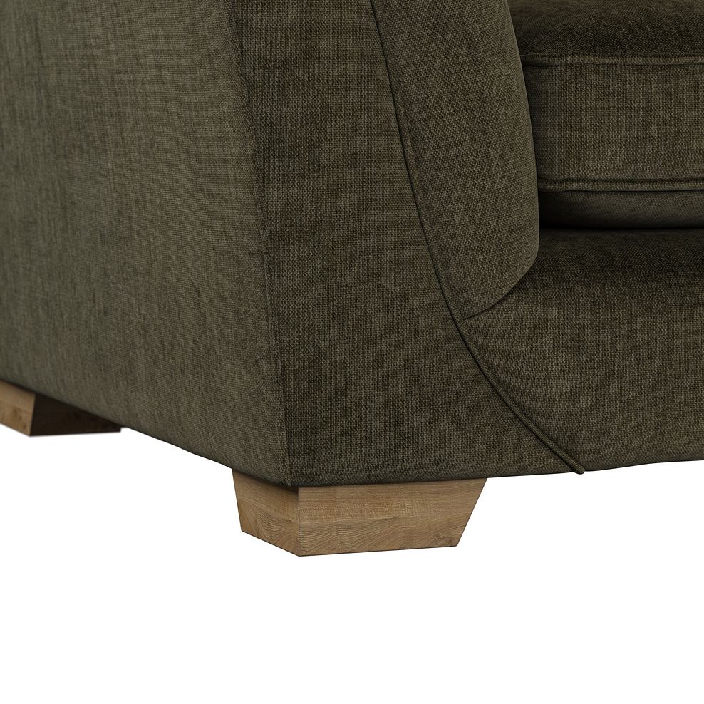 Milldale 3 Seater Sofa in Garda Seaweed Fabric with Earth Scatters 7