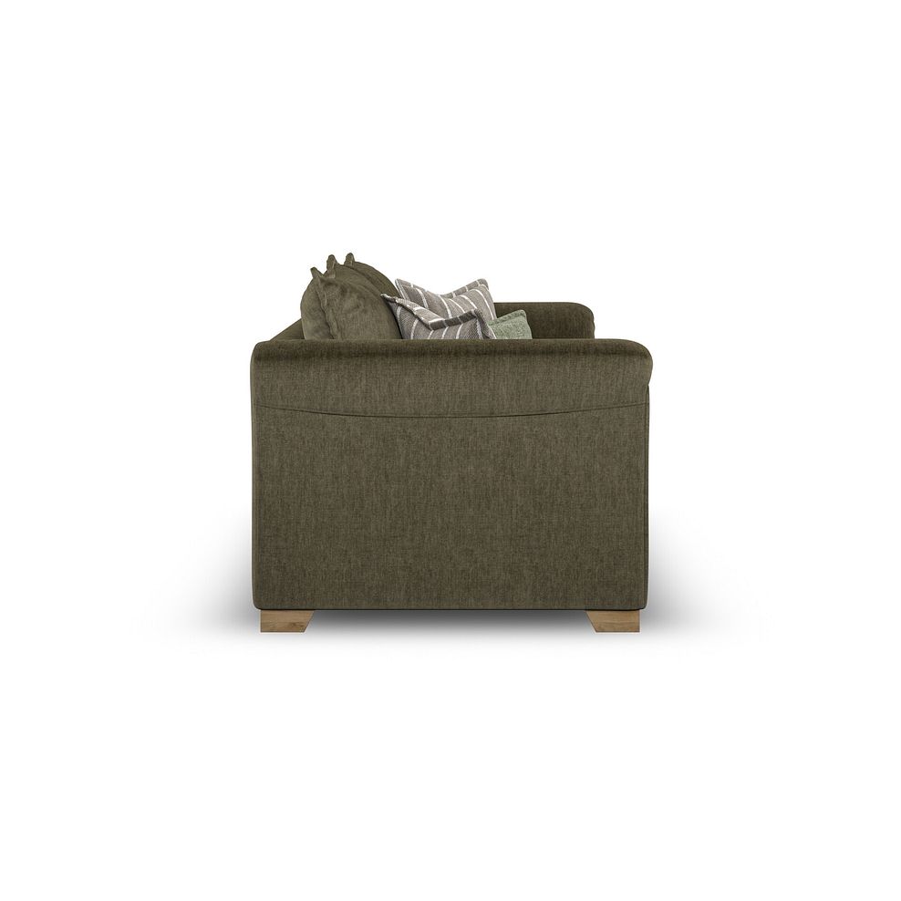 Milldale 3 Seater Sofa in Garda Seaweed Fabric with Earth Scatters 7