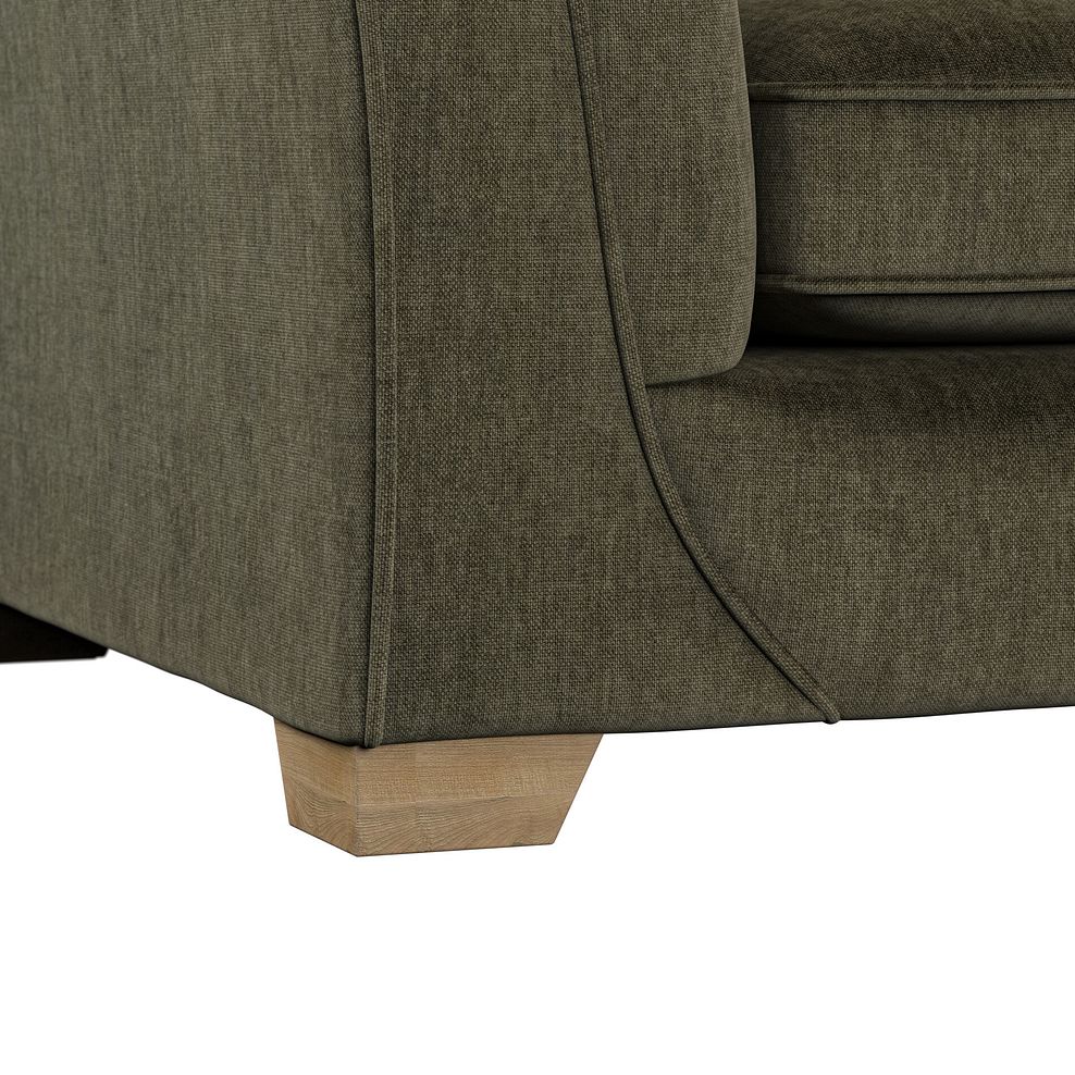 Milldale 3 Seater Sofa in Garda Seaweed Fabric with Earth Scatters 11