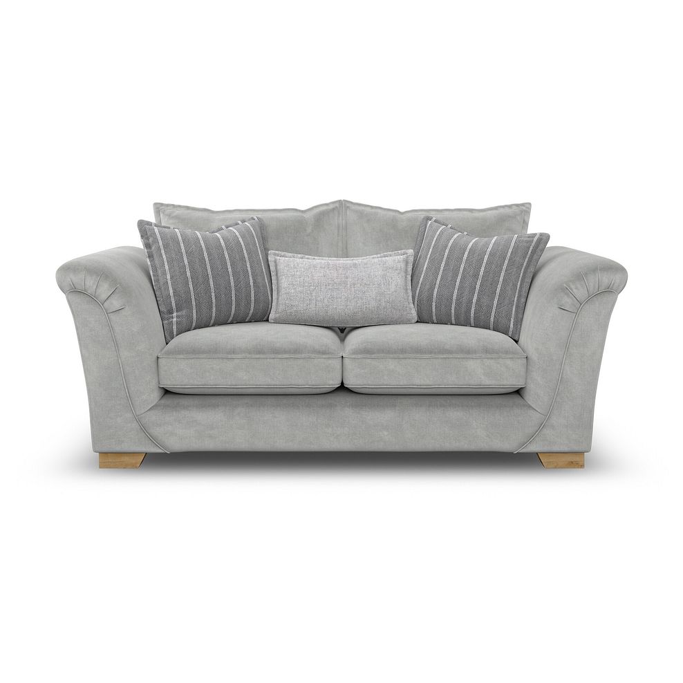 Milldale 3 Seater Sofa in Garda Showers Fabric with Grey Scatters 2