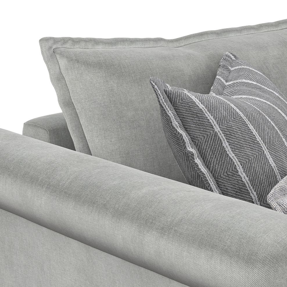 Milldale 3 Seater Sofa in Garda Showers Fabric with Grey Scatters 10