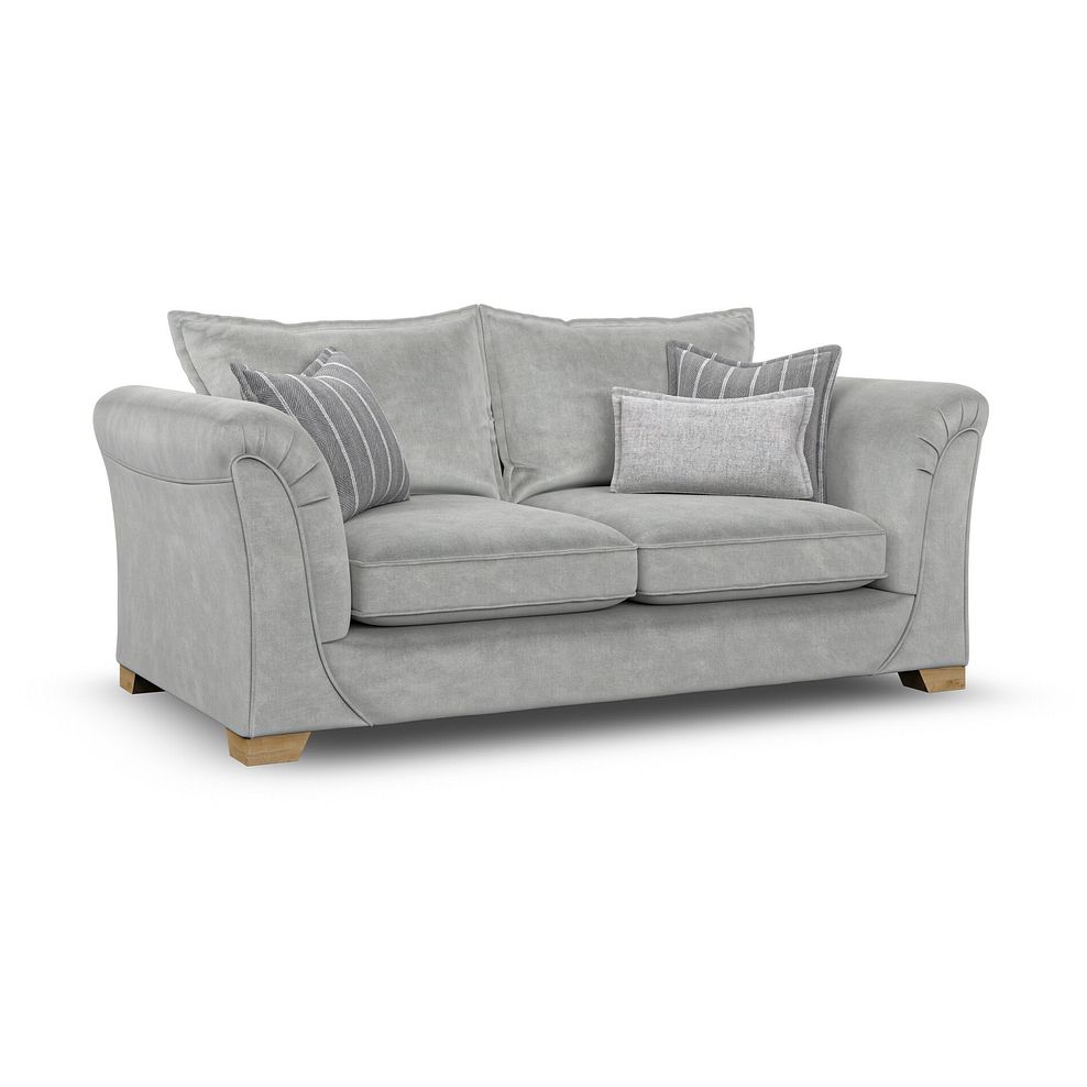 Milldale 3 Seater Sofa in Garda Showers Fabric with Grey Scatters 3