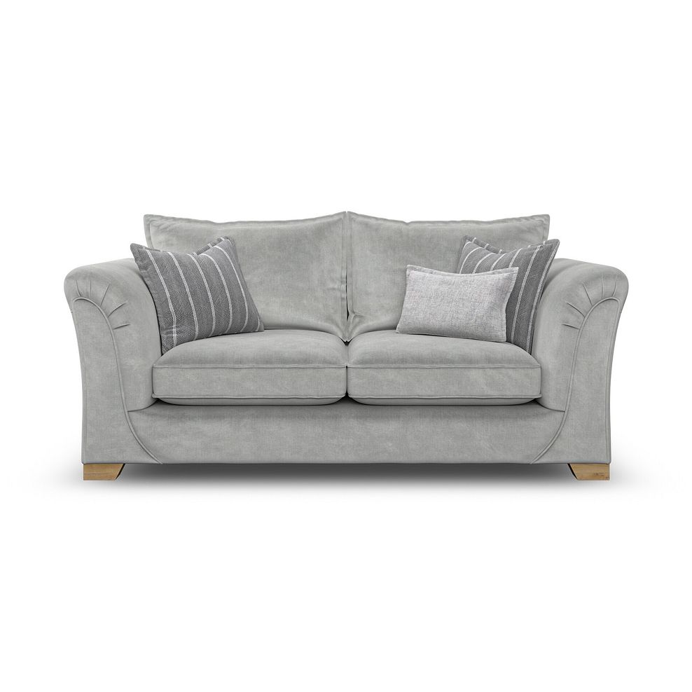 Milldale 3 Seater Sofa in Garda Showers Fabric with Grey Scatters 4