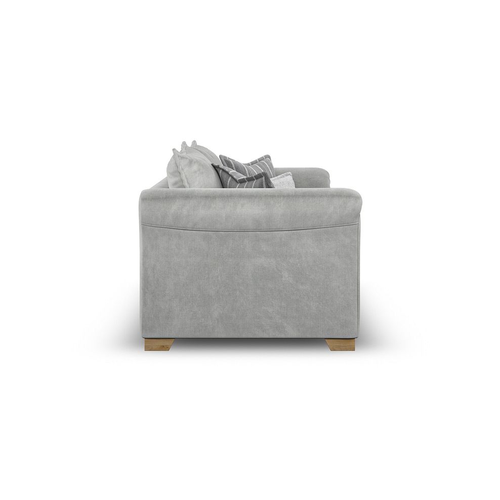 Milldale 3 Seater Sofa in Garda Showers Fabric with Grey Scatters 7
