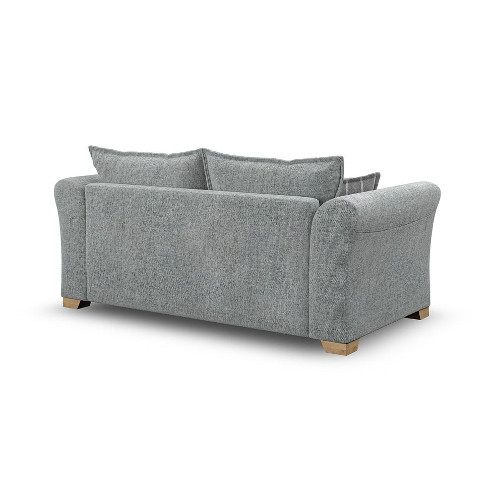 Milldale 3 Seater Sofa in Milo Pewter Fabric with Grey Scatters 5
