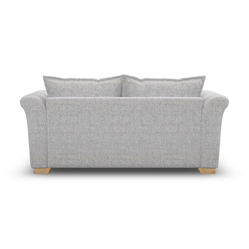 Milldale 3 Seater Sofa in Milo Silver Fabric with Grey Scatters 4