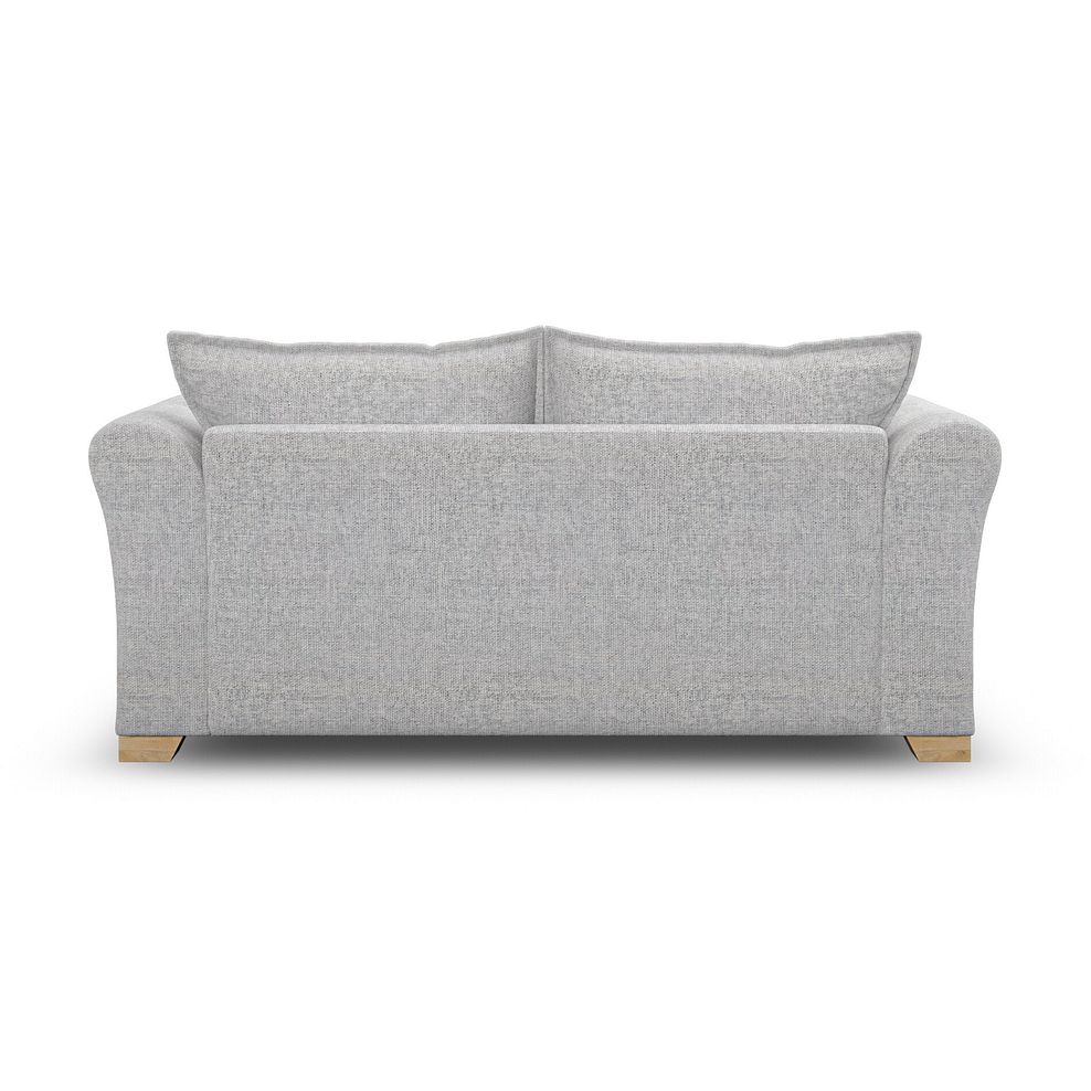 Milldale 3 Seater Sofa in Milo Silver Fabric with Grey Scatters 6