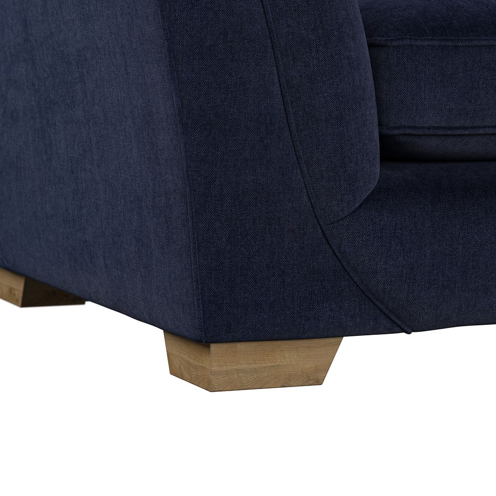 Milldale 4 Seater Pillow Back Sofa in Garda Atomic Fabric with Navy Scatters 9