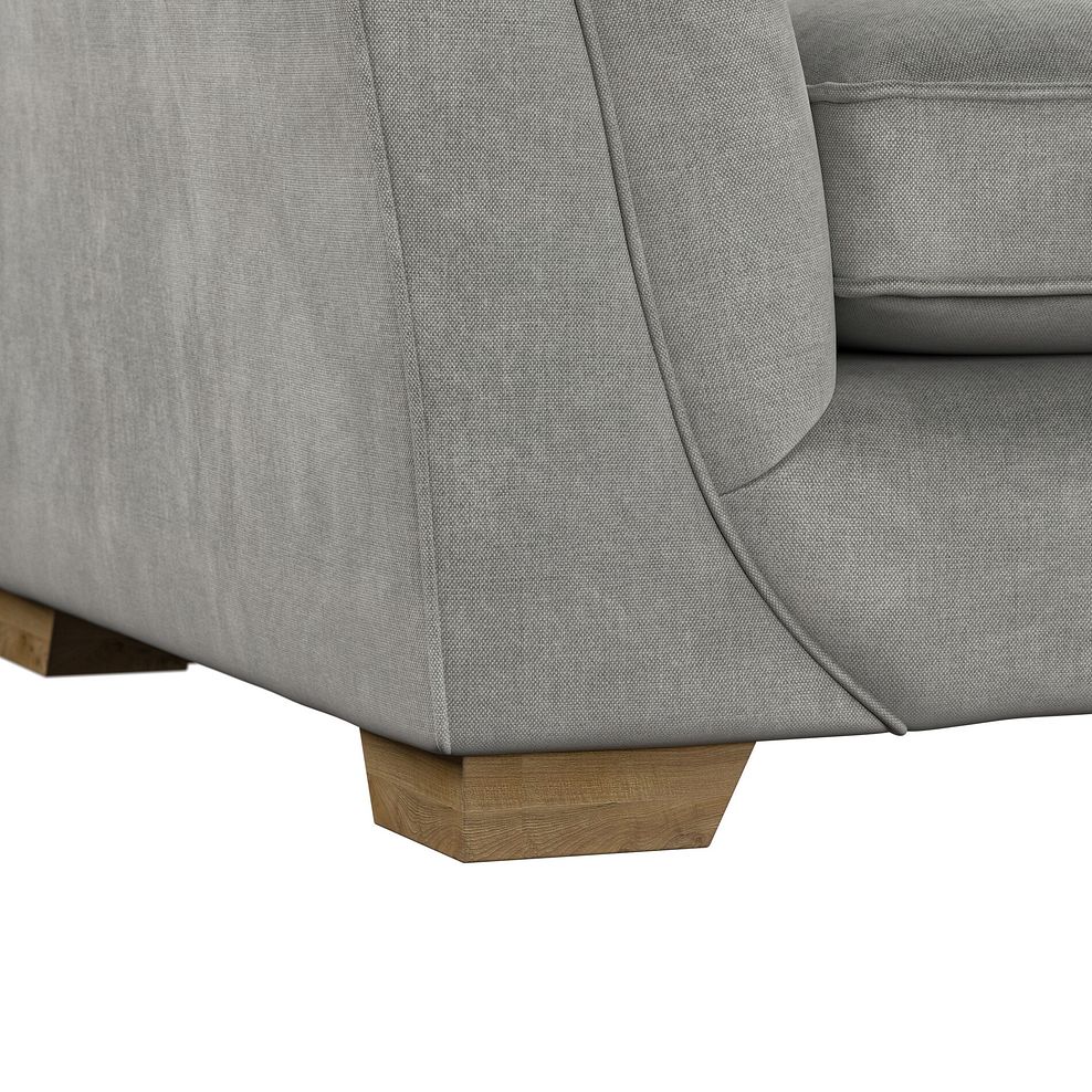 Milldale 4 Seater Pillow Back Sofa in Garda Showers Fabric with Grey Scatters 9