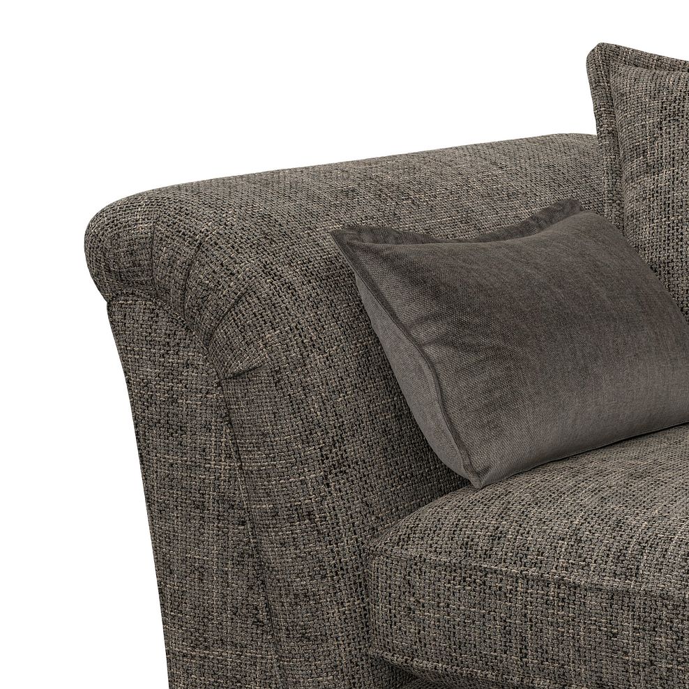 Milldale 4 Seater Pillow Back Sofa in  Milo Mocha Fabric with Earth Scatters 6