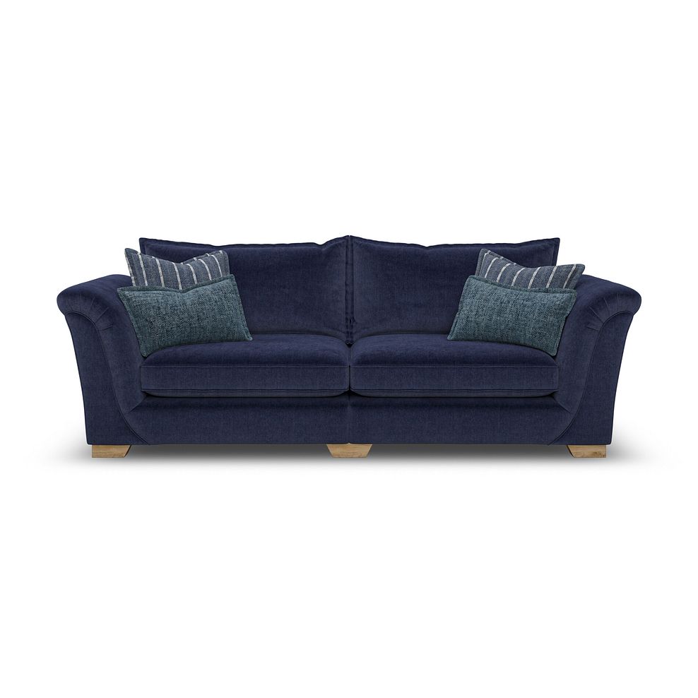 Milldale 4 Seater Sofa in Garda Atomic Fabric with Navy Scatters 2