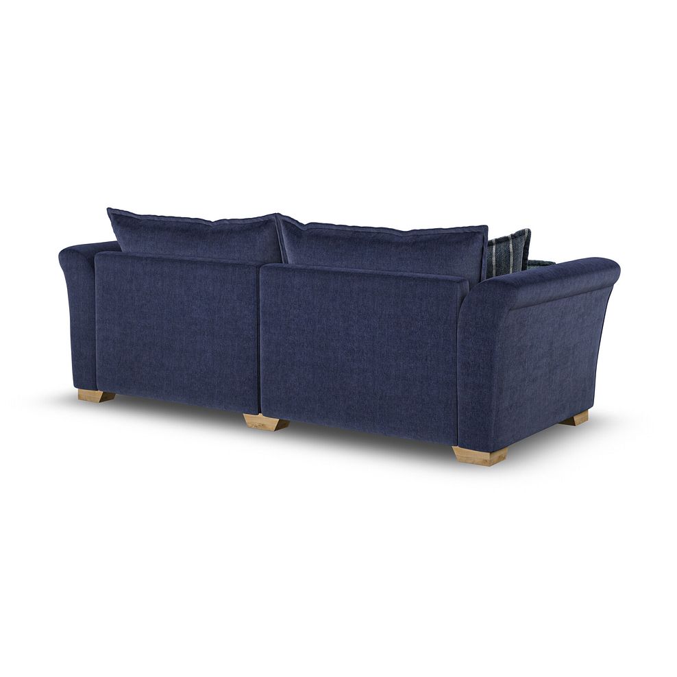 Milldale 4 Seater Sofa in Garda Atomic Fabric with Navy Scatters 3
