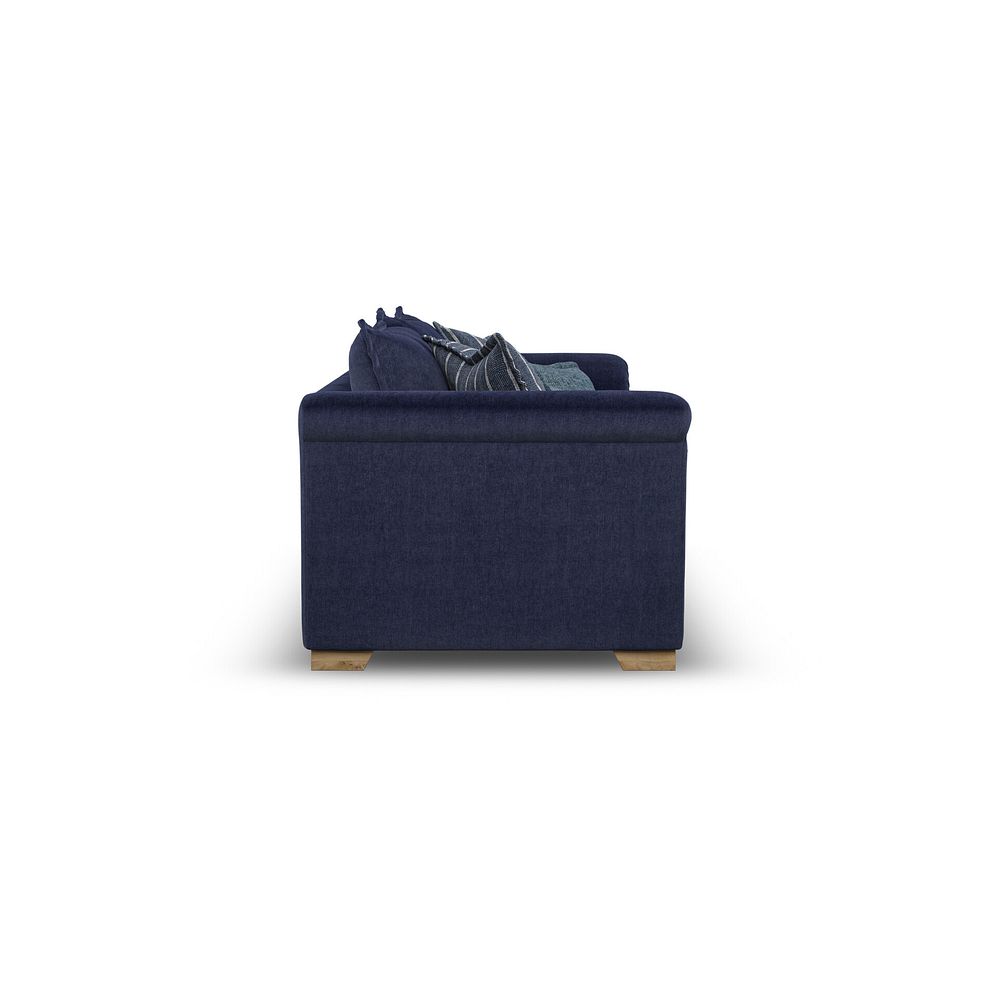 Milldale 4 Seater Sofa in Garda Atomic Fabric with Navy Scatters 5