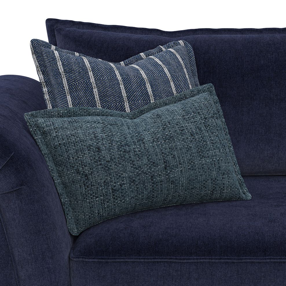 Milldale 4 Seater Sofa in Garda Atomic Fabric with Navy Scatters 8