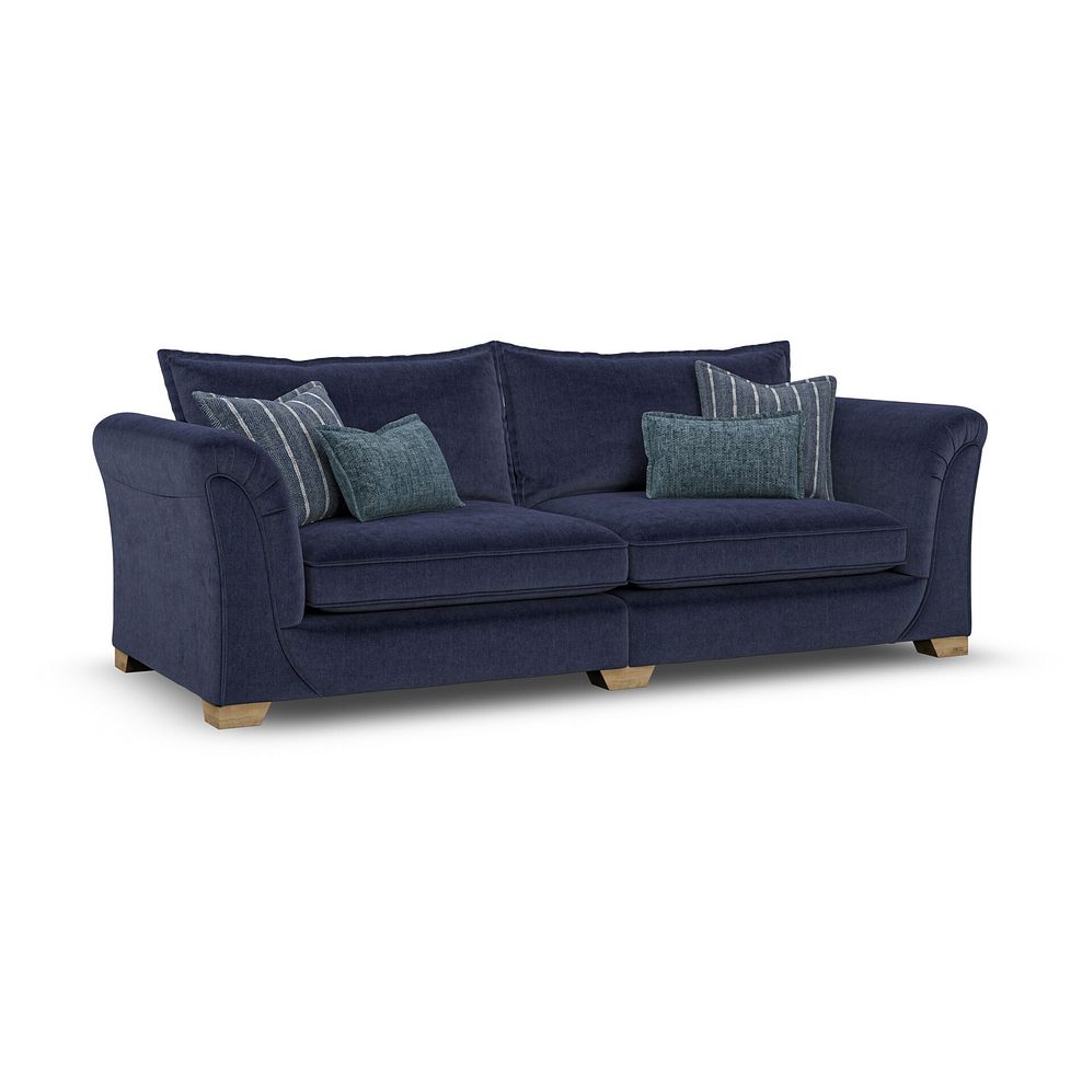 Milldale 4 Seater Sofa in Garda Atomic Fabric with Navy Scatters 3