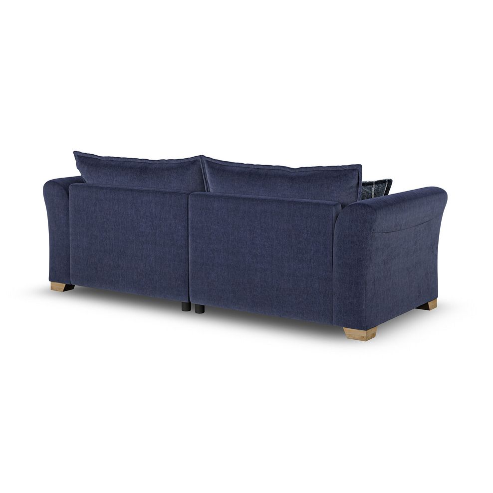 Milldale 4 Seater Sofa in Garda Atomic Fabric with Navy Scatters 5