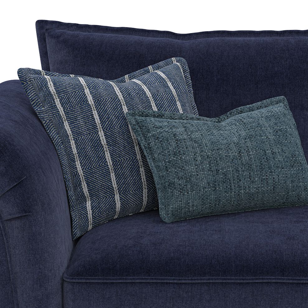 Milldale 4 Seater Sofa in Garda Atomic Fabric with Navy Scatters 8