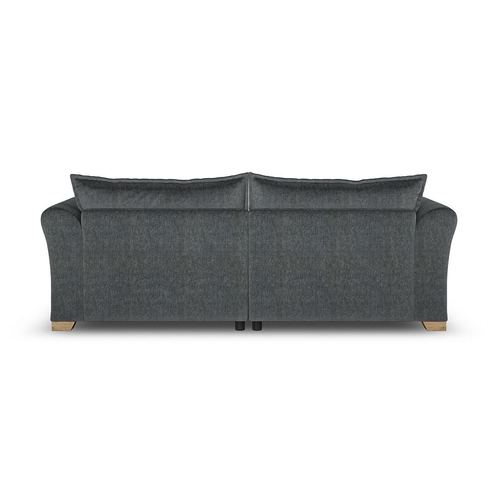 Milldale 4 Seater Sofa in Garda Carbon Fabric with Grey Scatters 6