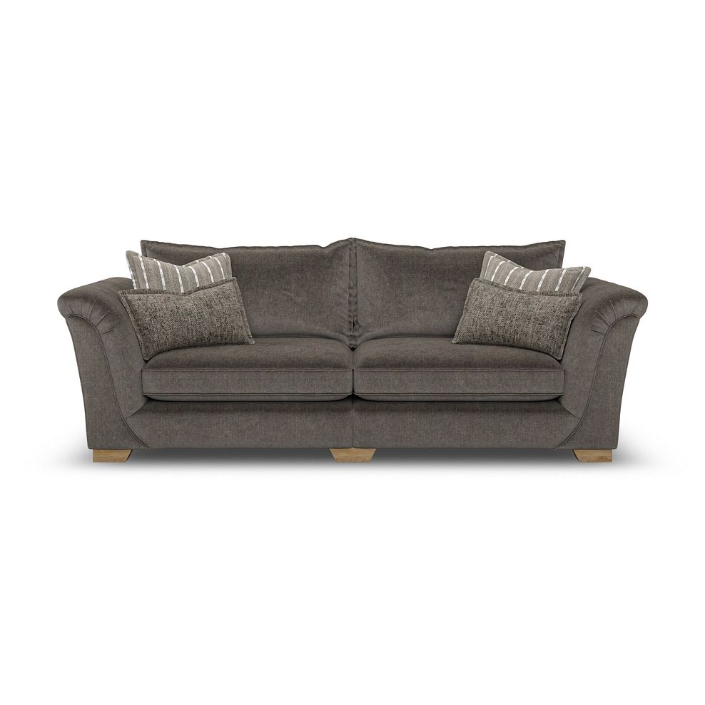 Milldale 4 Seater Sofa in Garda Moody Fabric with Earth Scatters 2