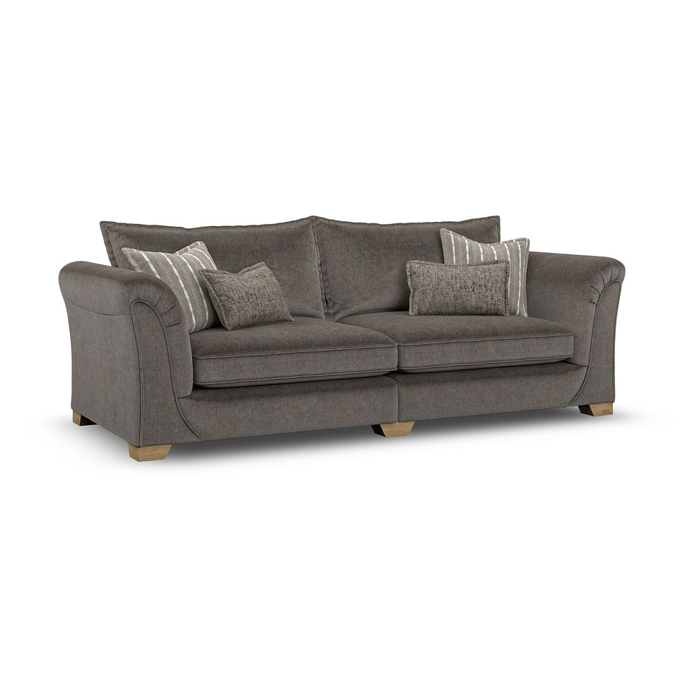 Milldale 4 Seater Sofa in Garda Moody Fabric with Earth Scatters 3
