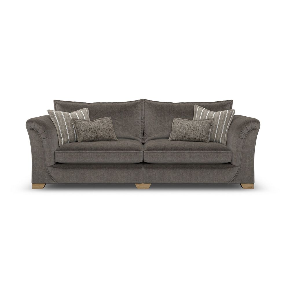 Milldale 4 Seater Sofa in Garda Moody Fabric with Earth Scatters 4