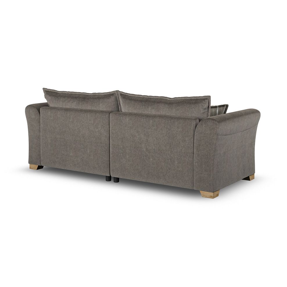 Milldale 4 Seater Sofa in Garda Moody Fabric with Earth Scatters 5