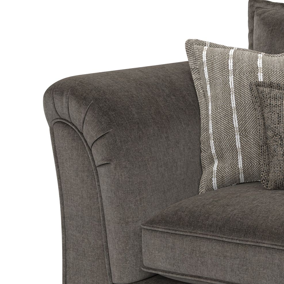 Milldale 4 Seater Sofa in Garda Moody Fabric with Earth Scatters 9